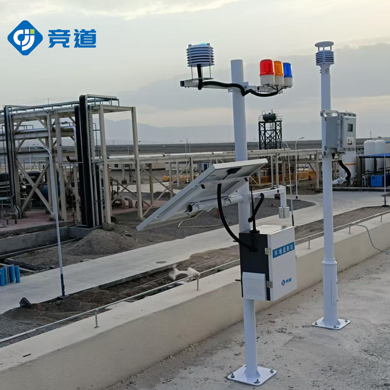 某工厂安装竞道防爆气象站和雷电预警系统案例